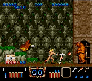 Magic Sword (USA) screen shot game playing